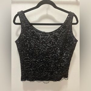 Vintage hand beaded blouse.